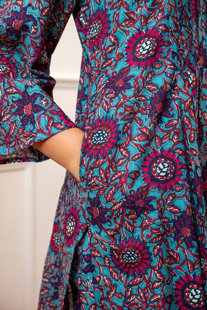 Raat Rani Bloom Pleated Co-ord Set