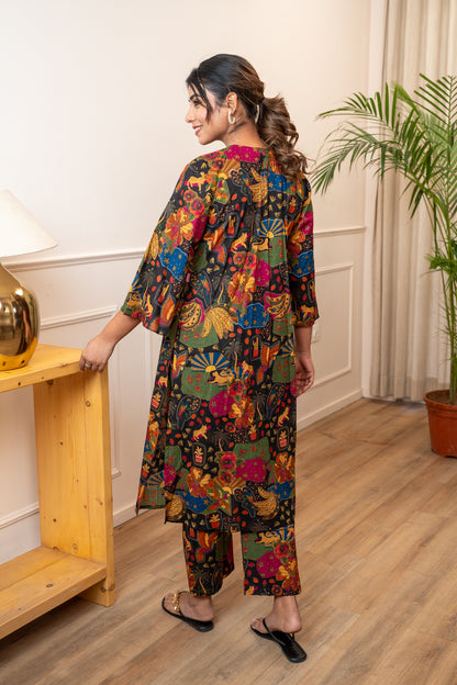 Rangrez Bazaar Pleated Co-ord Set
