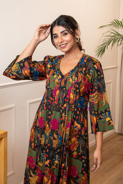 Rangrez Bazaar Pleated Co-ord Set