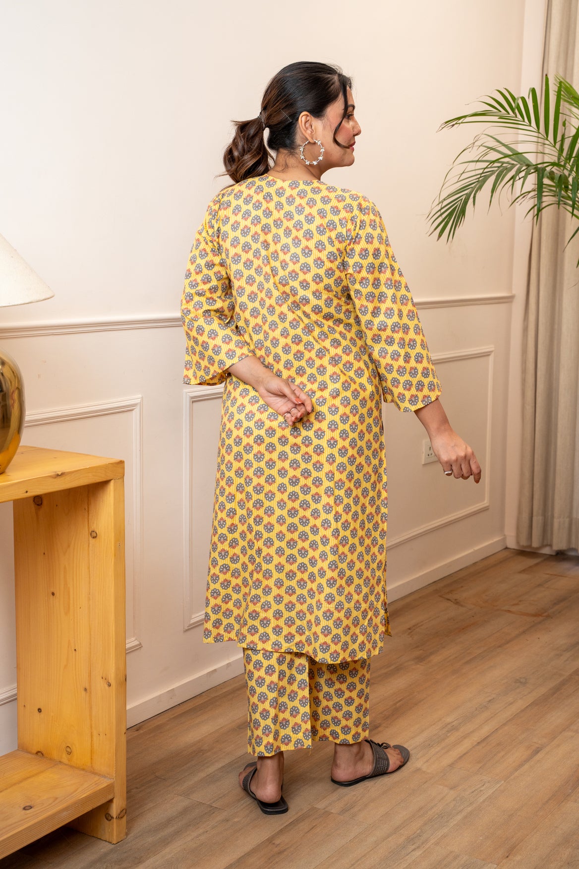 Sunehri Phool Pleated Co-ord Set