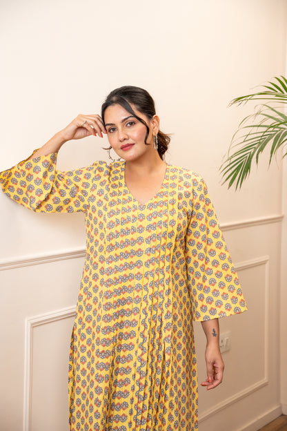 Sunehri Phool Pleated Co-ord Set