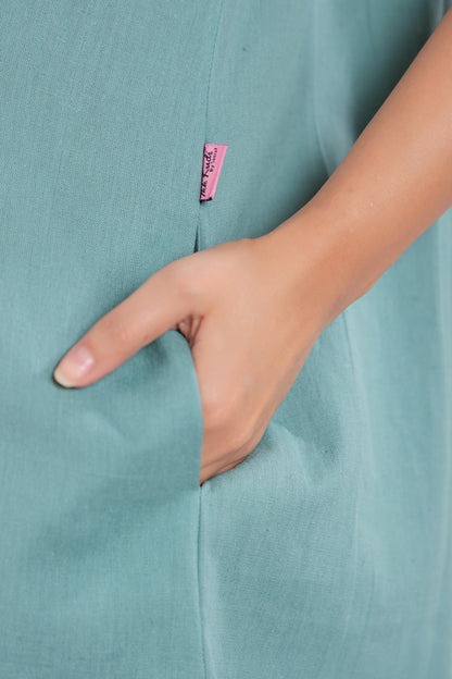 Aqua Grace Maternity & Nursing Co-ord Set