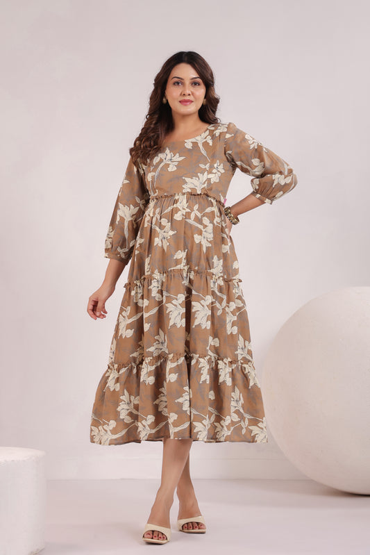 Bloomsbury Maternity & Nursing Tier Dress