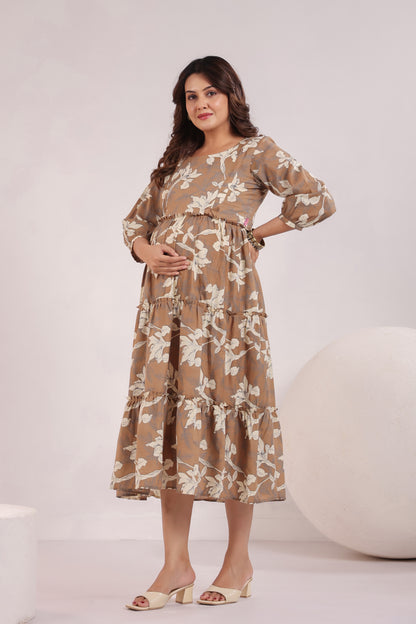 Bloomsbury Maternity & Nursing Tier Dress