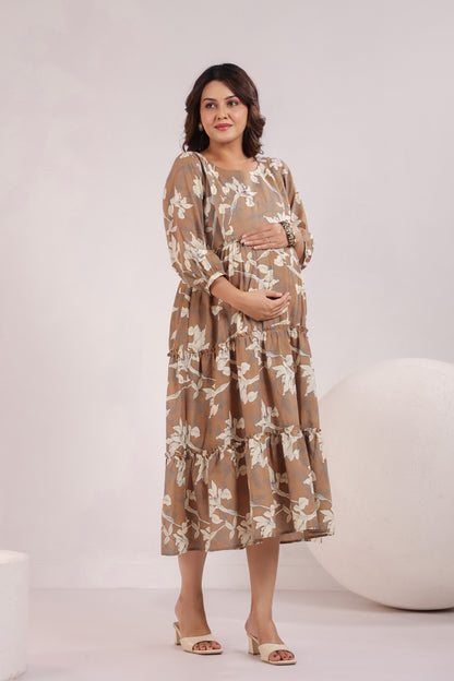 Bloomsbury Maternity & Nursing Tier Dress
