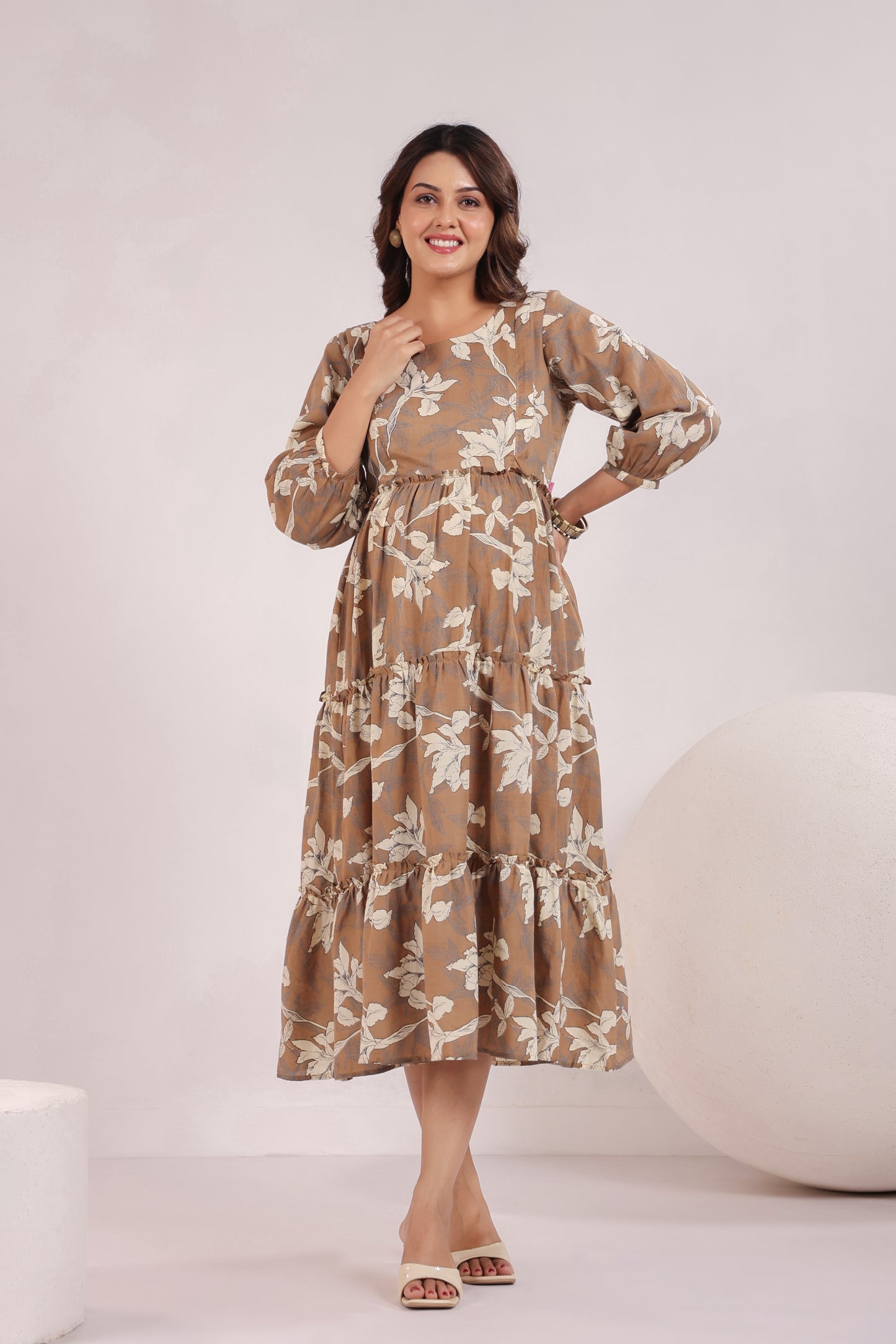 Bloomsbury Maternity & Nursing Tier Dress