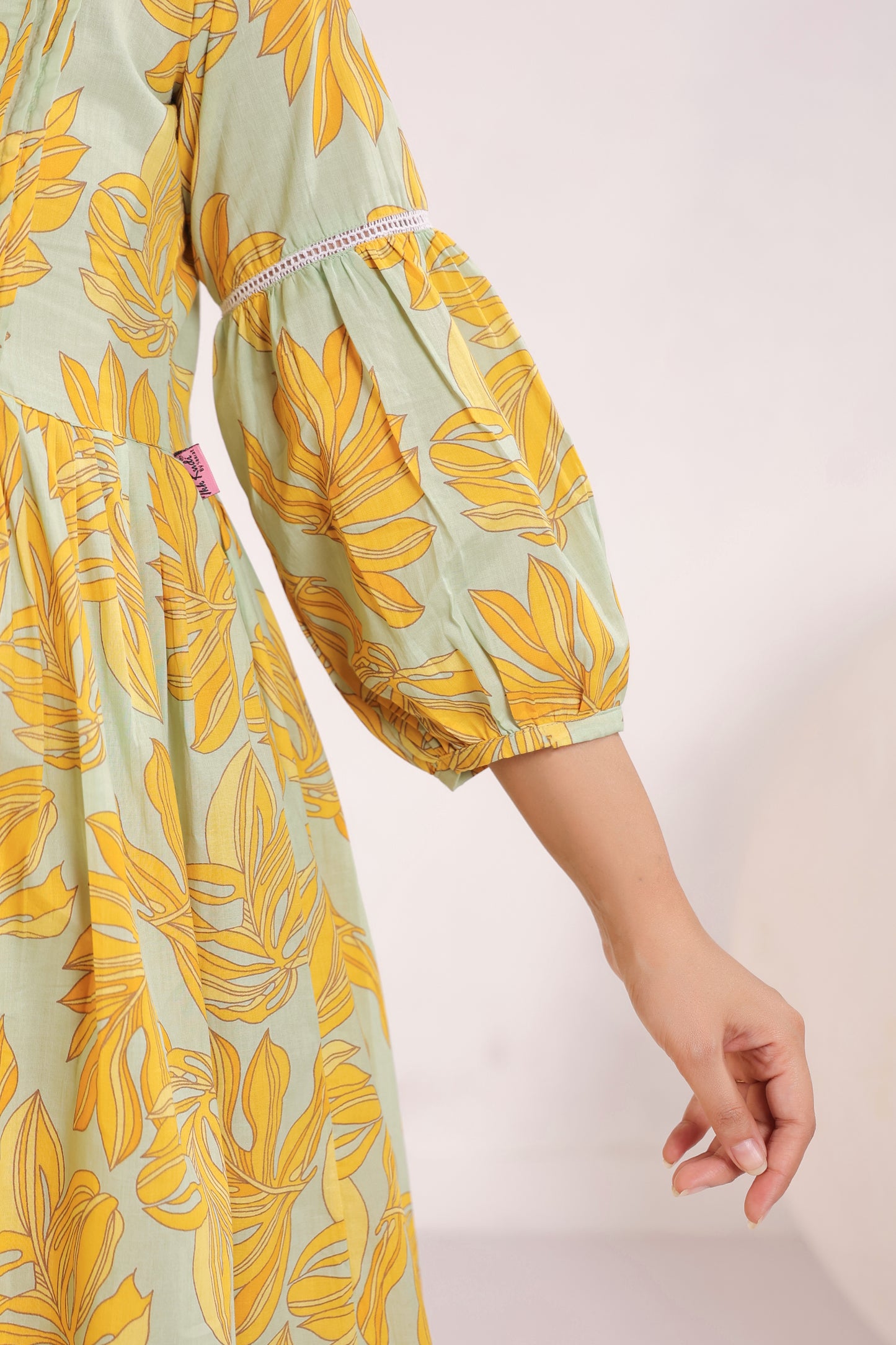 Lush Lime Oasis Green Maternity & Nursing Dress