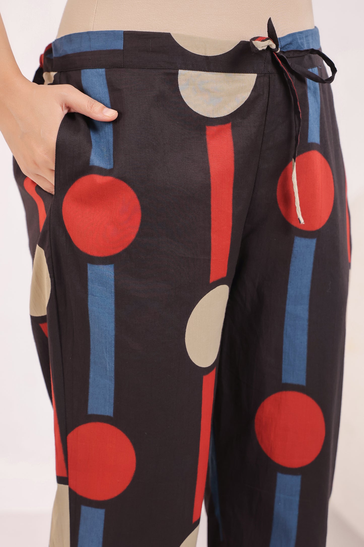 Tribal Echo Black Maternity & Nursing Co-ord Set