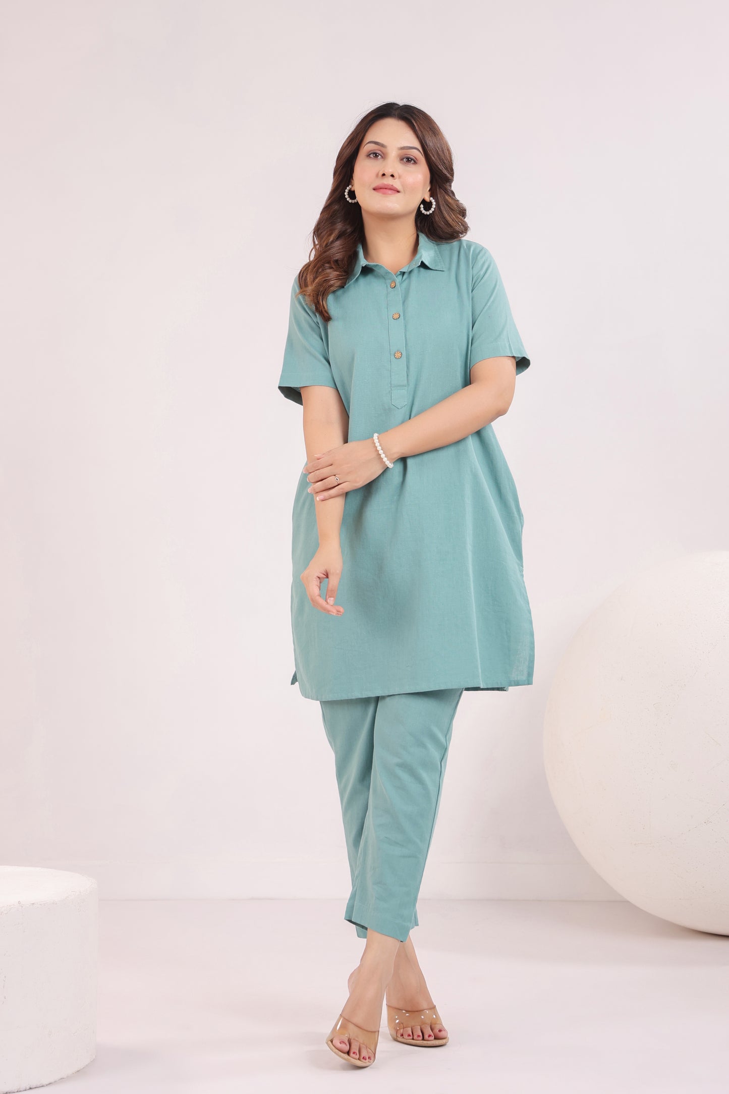 Aqua Grace Cotton Co-ord Set