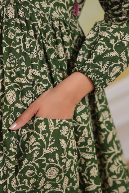 Zen Floral Maternity & Nursing Kurta Set