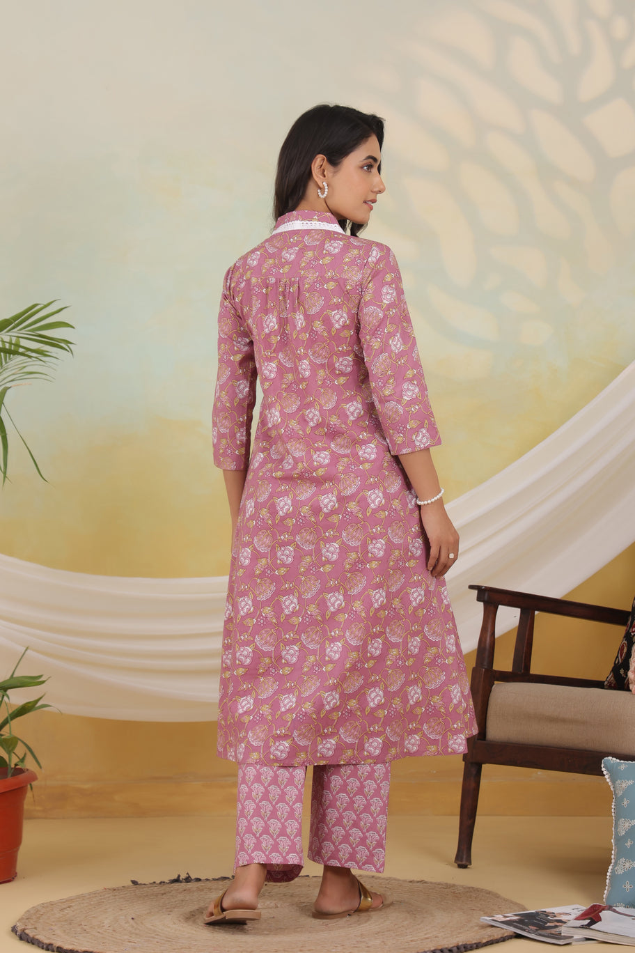 Violet Valley Maternity & Nursing Kurta Set