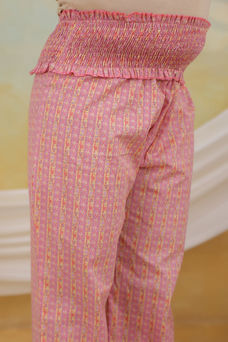 Yellow Amber Bloom Maternity & Nursing Kurta Set