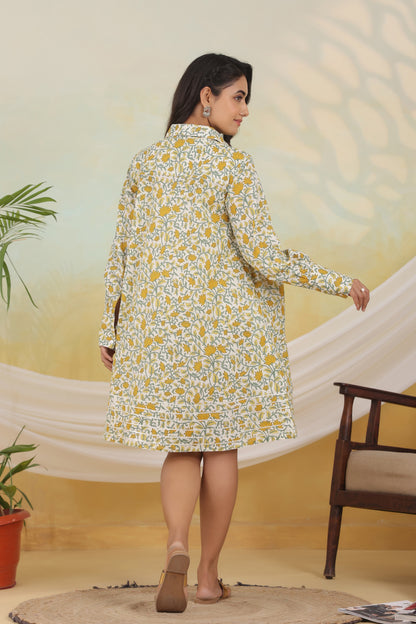 Sunflower Sunshine Maternity & Nursing Dress