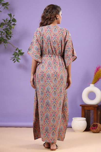 Vibrant Voyage Maternity & Nursing Kaftan