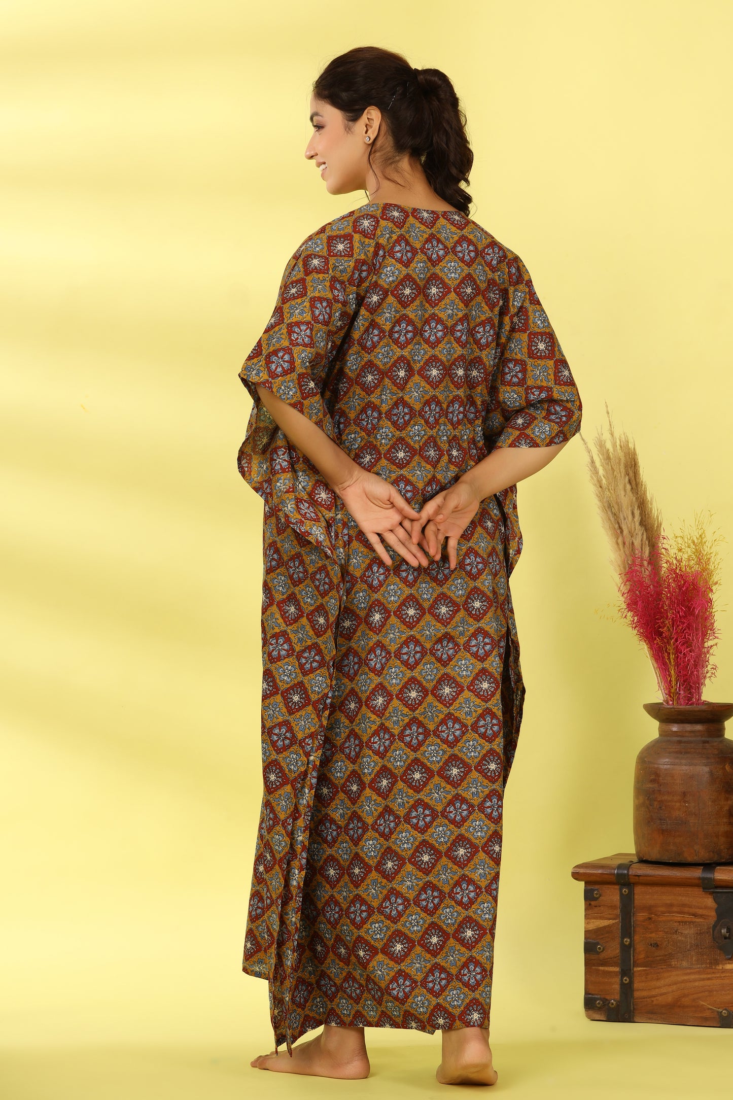 Mughal Coromandel Maternity & Nursing Kaftan