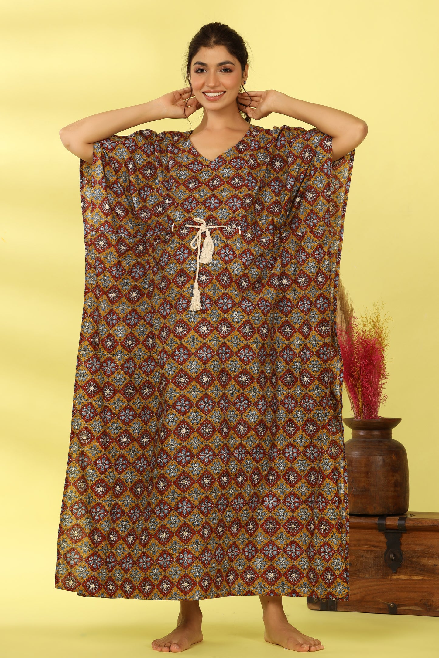 Mughal Coromandel Maternity & Nursing Kaftan