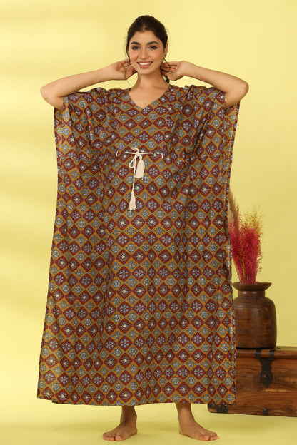 Mughal Coromandel Maternity & Nursing Kaftan