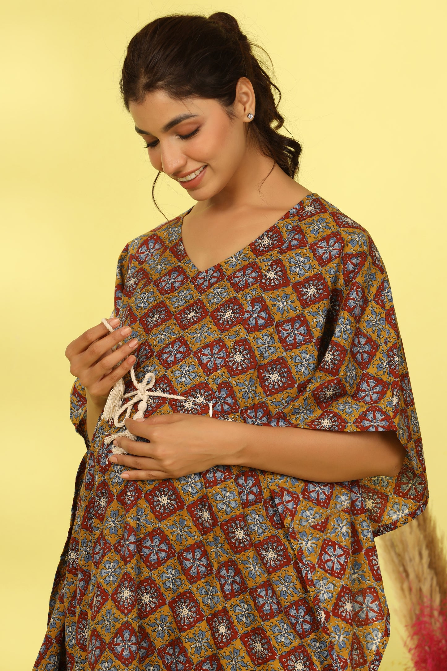 Mughal Coromandel Maternity & Nursing Kaftan