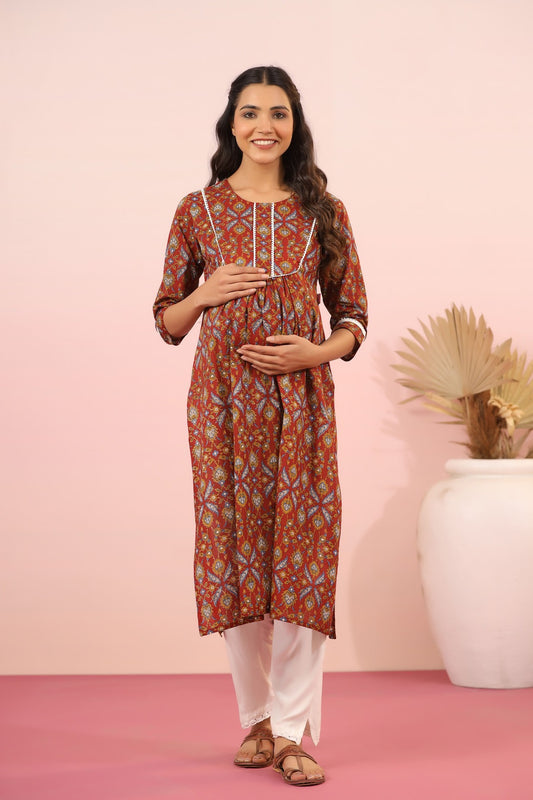 Bloom Craft Maternity & Nursing Kurta