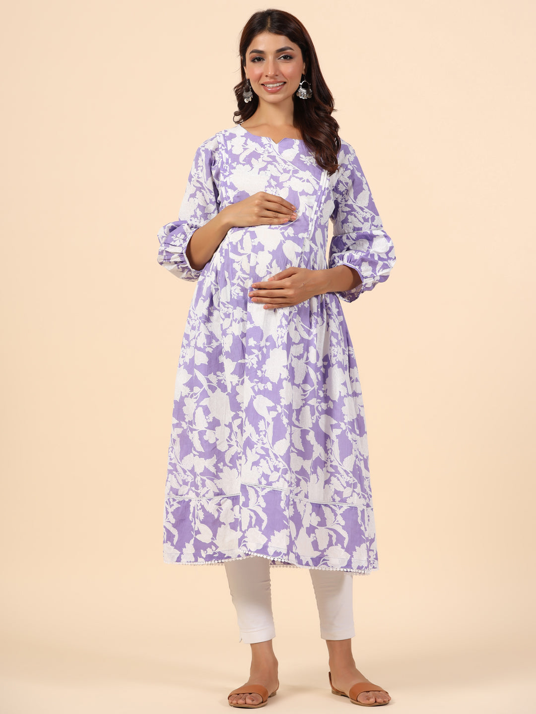 Plum Passion Maternity & Nursing Kurta