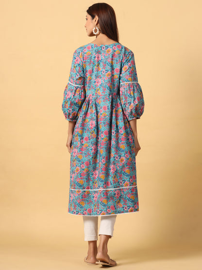 Stellar Serenity Maternity & Nursing Kurta