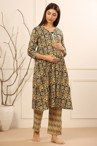 The Breezy Edit Blue Maternity & Nursing Set