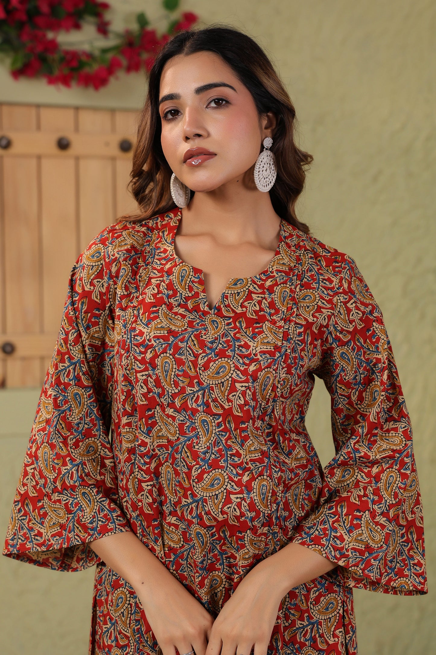 Ruby Grace Kalamkari Cotton Co-ord Set