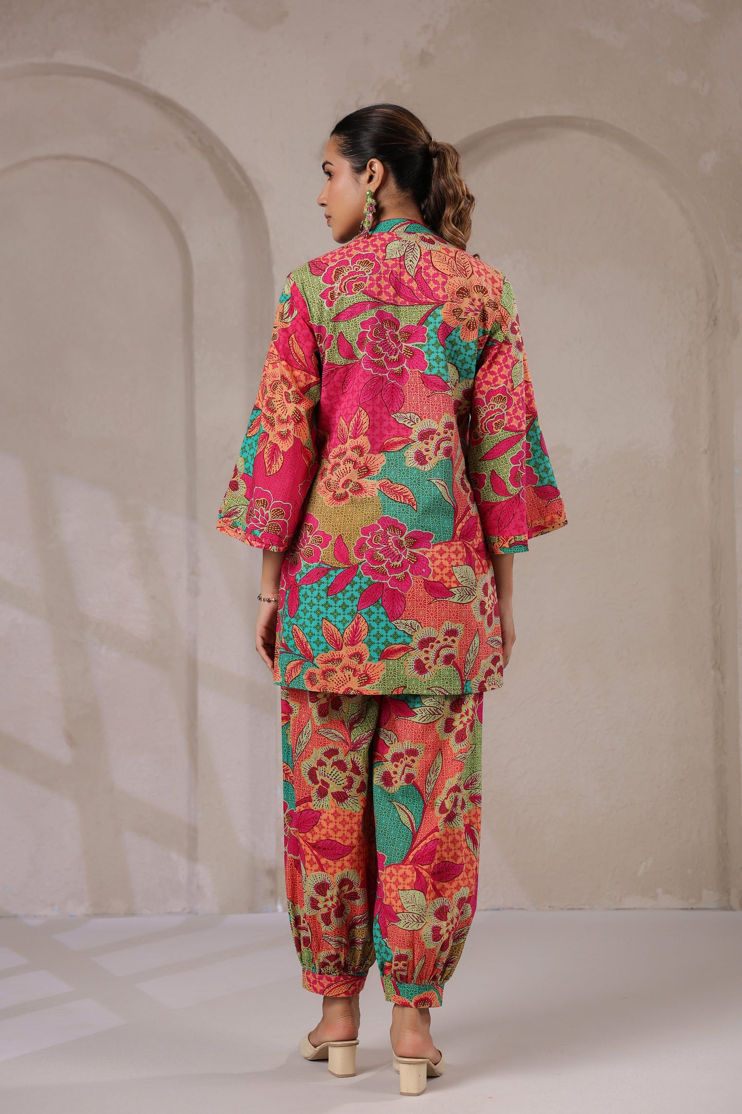 Floral Mirage Cotton Co-ord Set