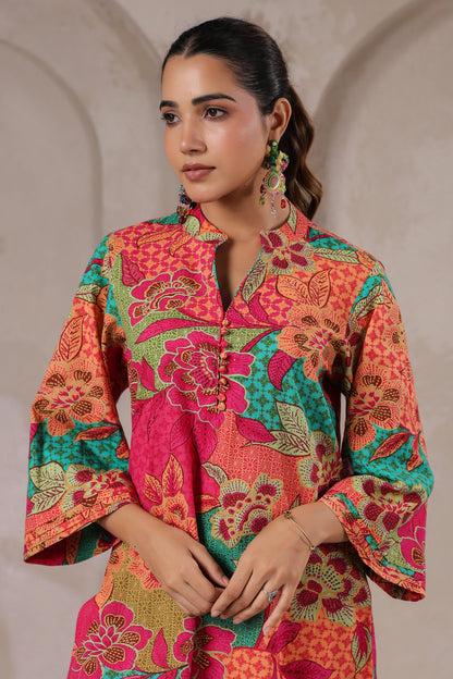 Floral Mirage Cotton Co-ord Set