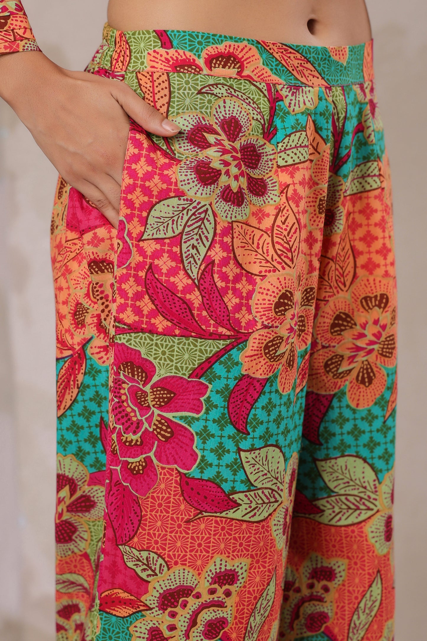 Floral Mirage Cotton Co-ord Set