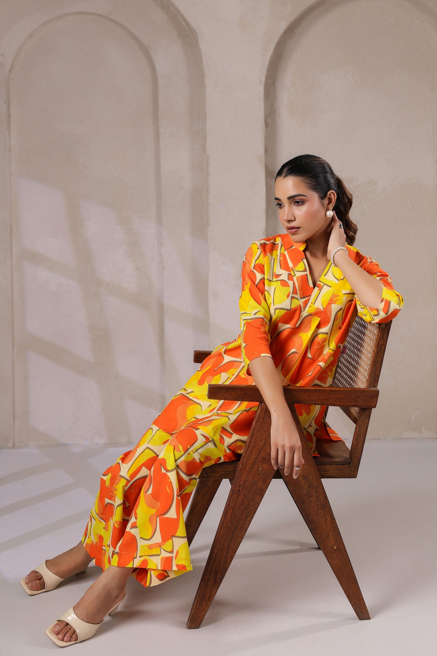 Sunburst Mist Cotton Co-ord Set