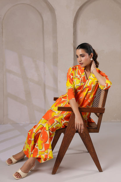 Sunburst Mist Cotton Co-ord Set