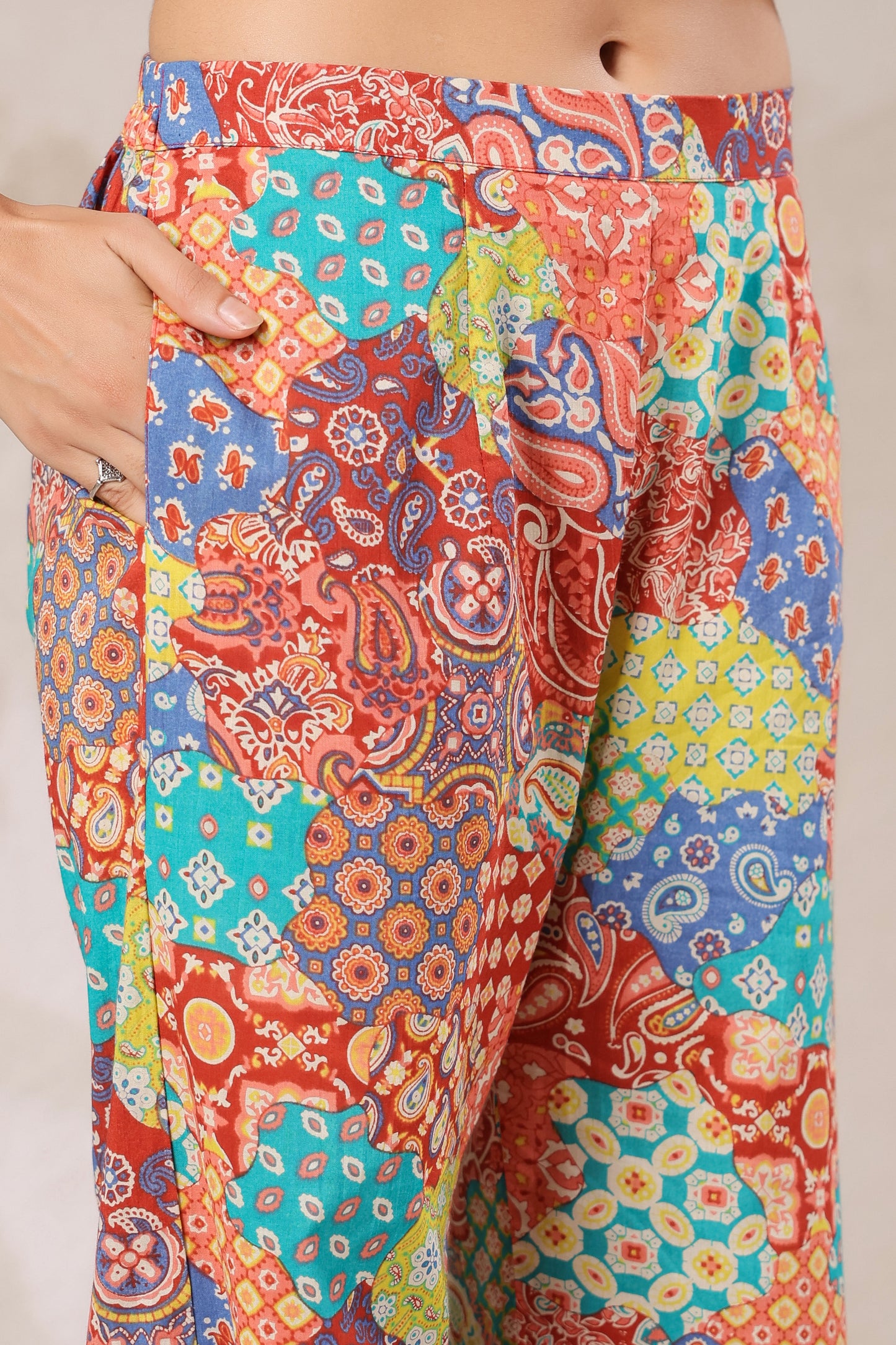 Modern Mosaic Cotton Co-ord Set