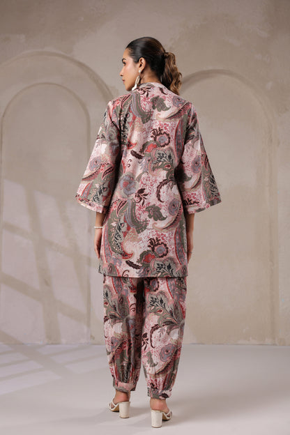 Misty Mulberry Cotton Co-ord Set