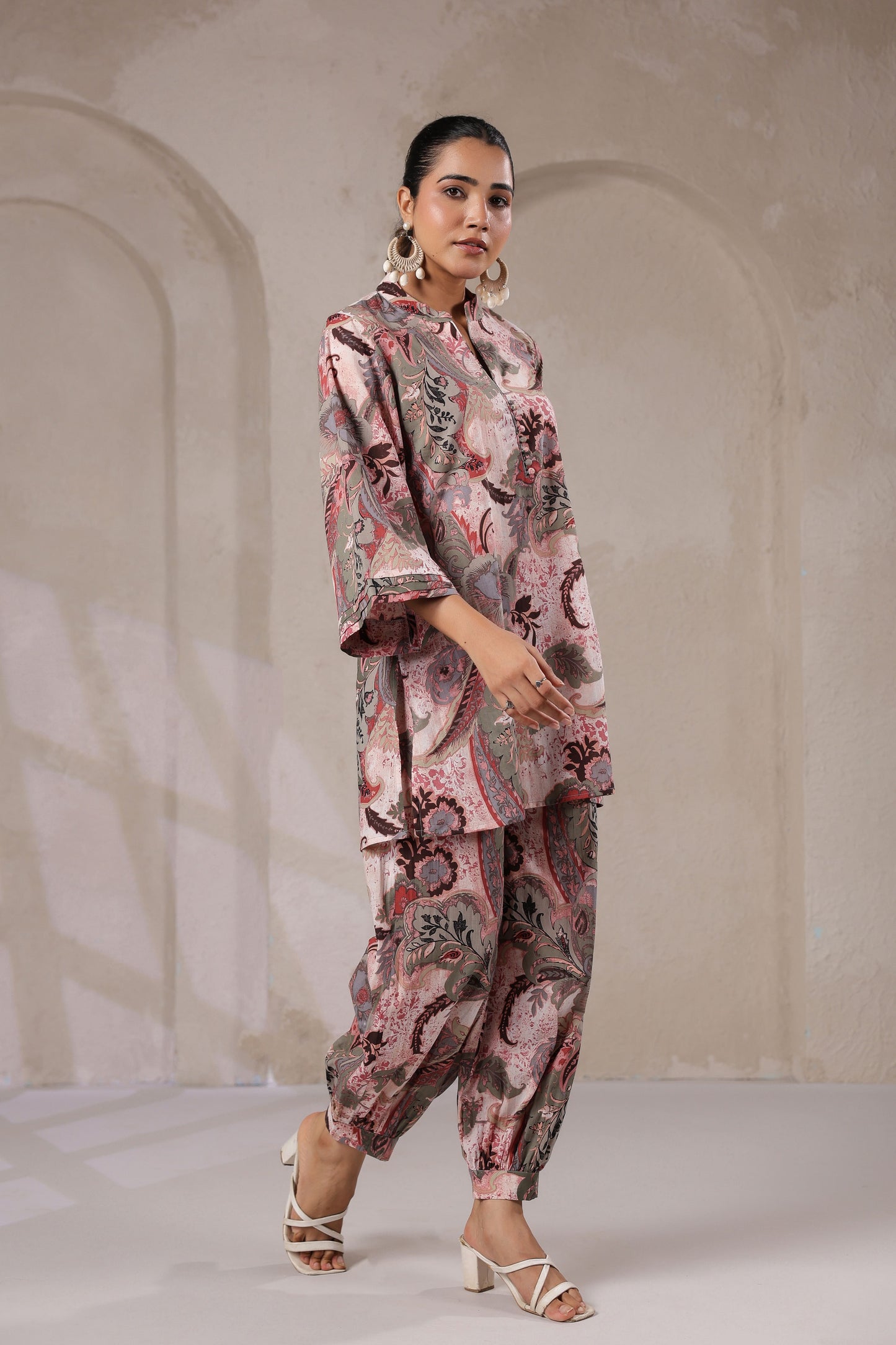 Misty Mulberry Cotton Co-ord Set