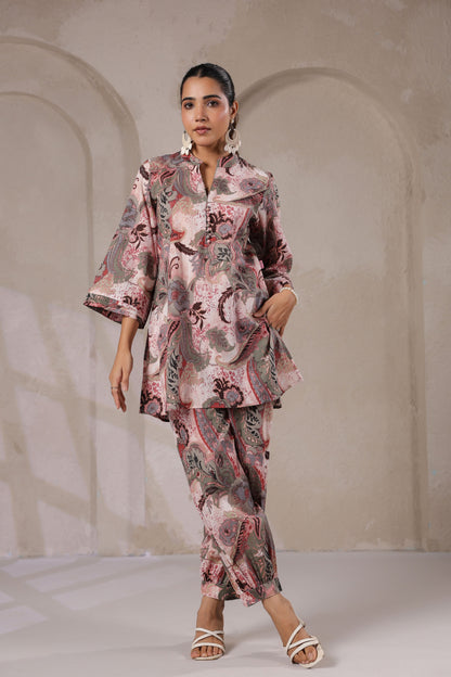 Misty Mulberry Cotton Co-ord Set