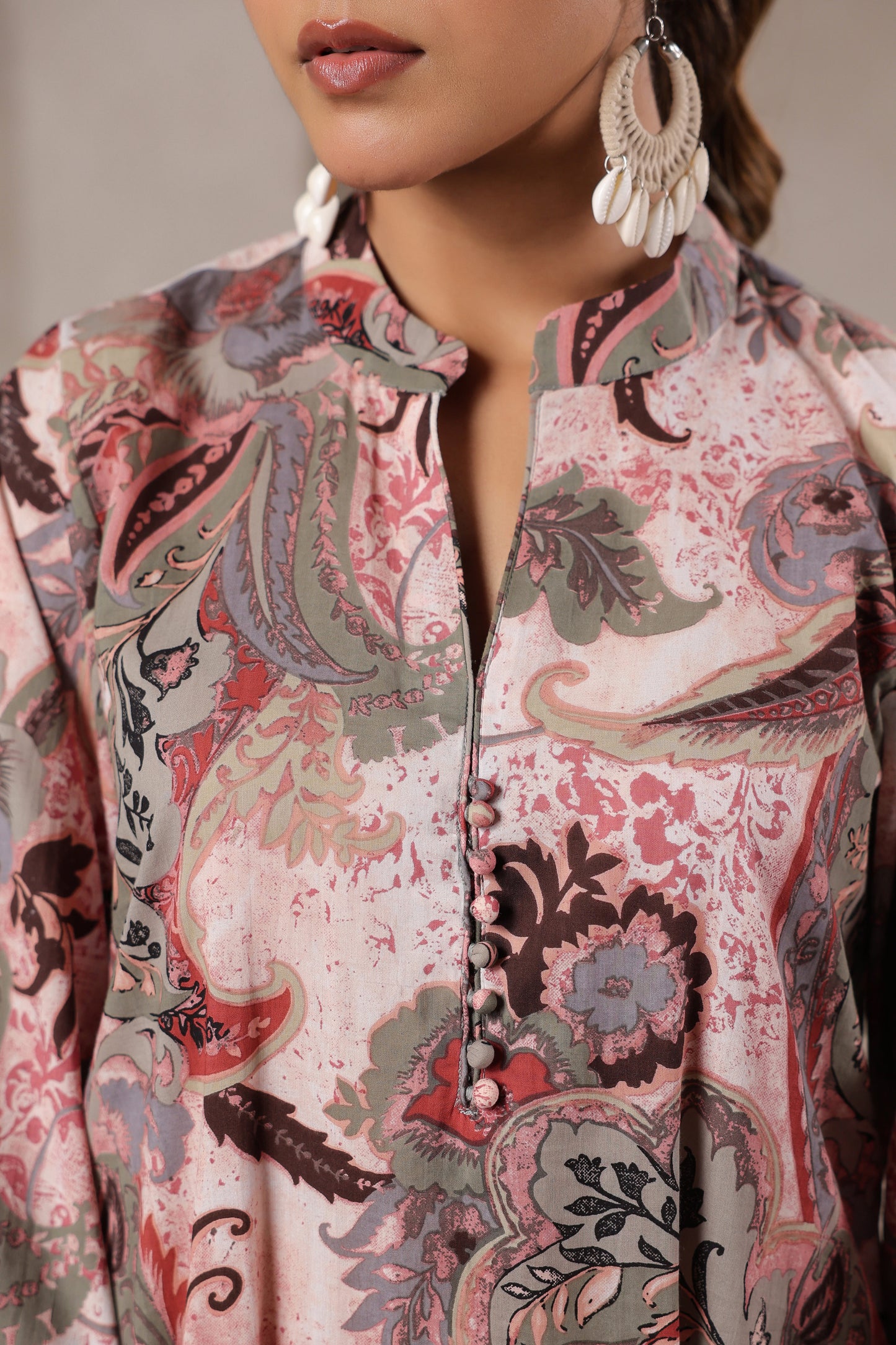 Misty Mulberry Cotton Co-ord Set