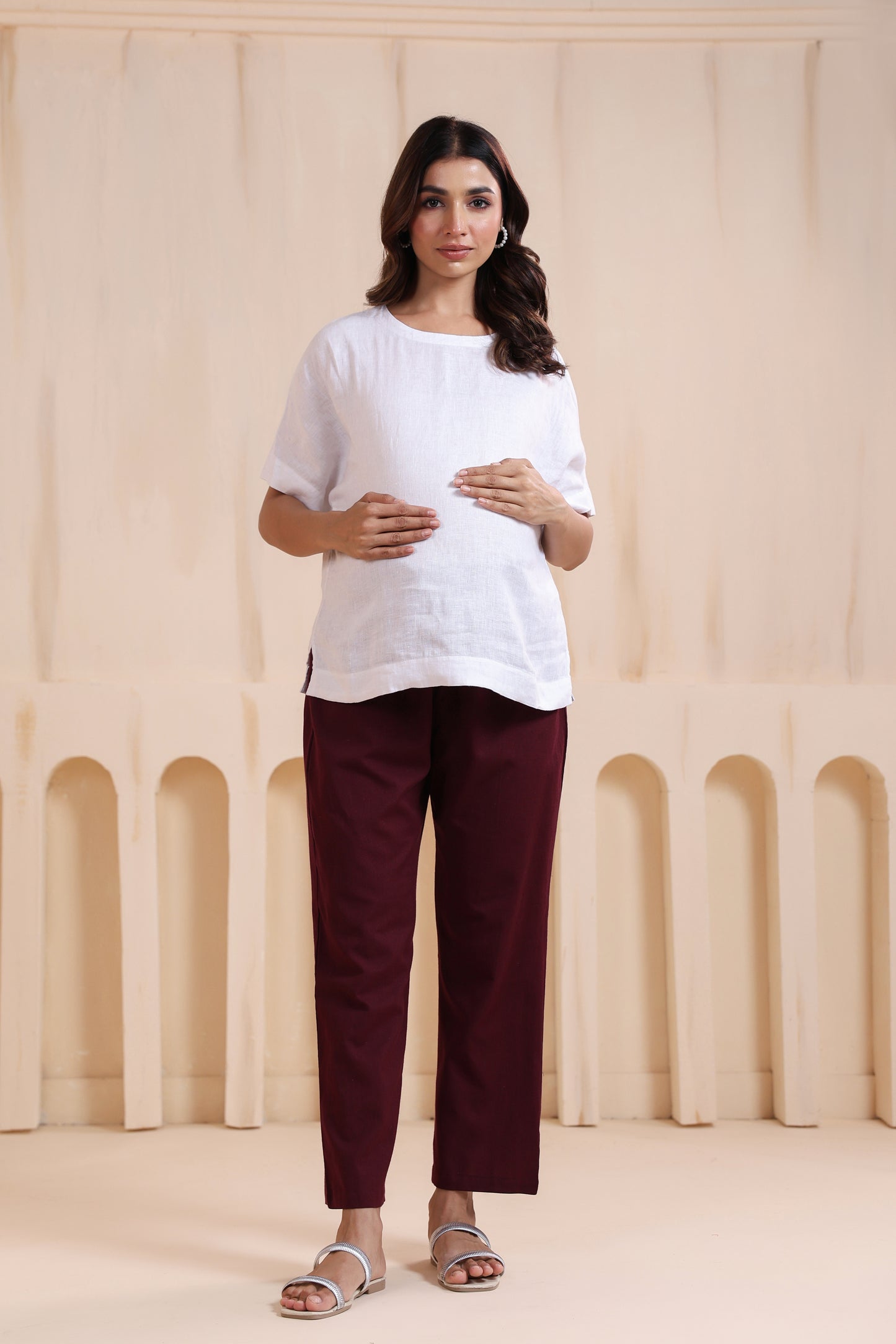 Vine Valley Cotton High Rise Maternity Pant