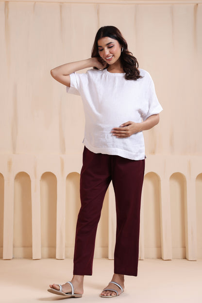 Vine Valley Cotton High Rise Maternity Pant