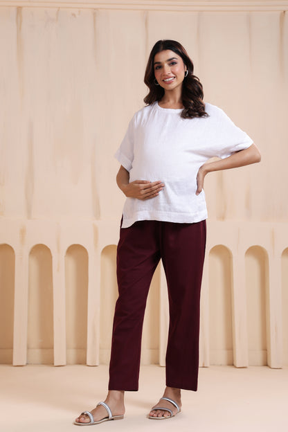Vine Valley Cotton High Rise Maternity Pant