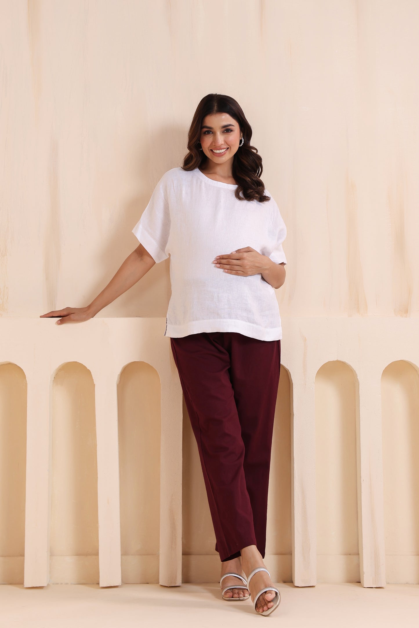 Vine Valley Cotton High Rise Maternity Pant