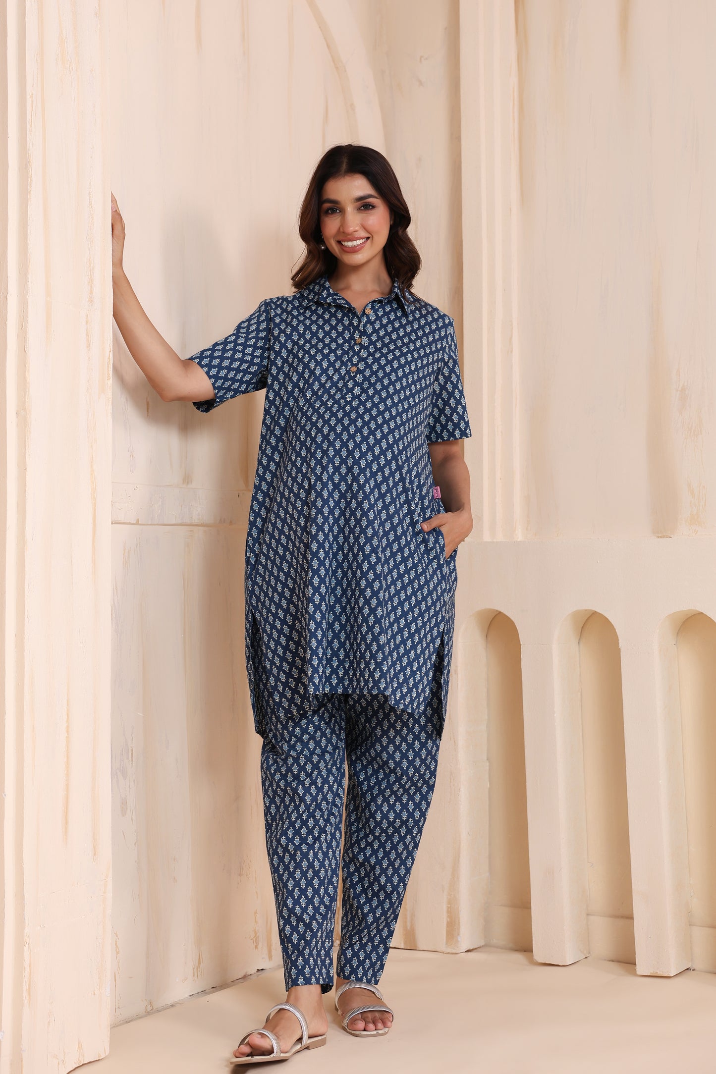 Indigo Impressions Maternity & Nursing Co-ord Set