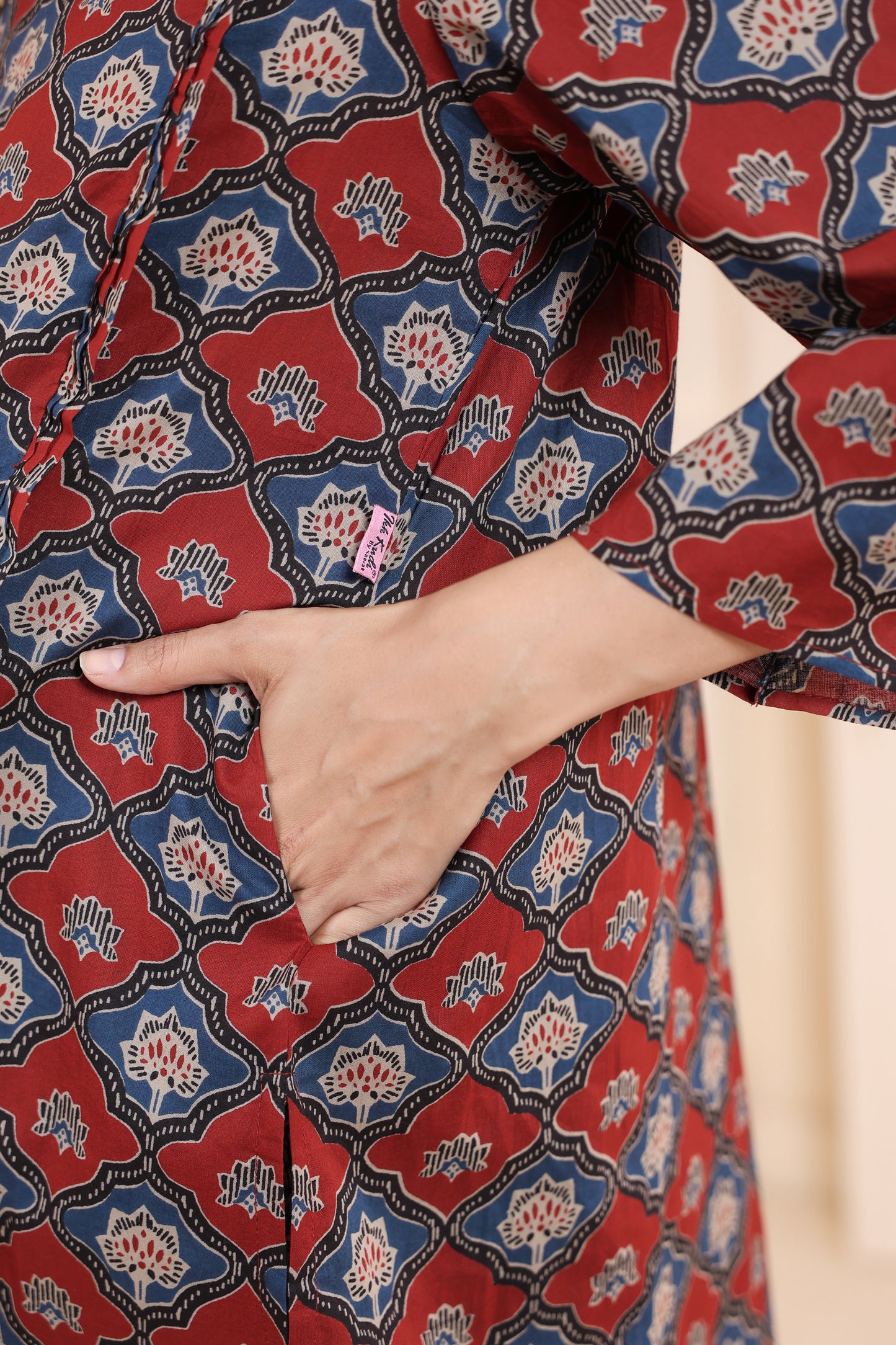 Crimson Breeze Maternity & Nursing Co-ord Set