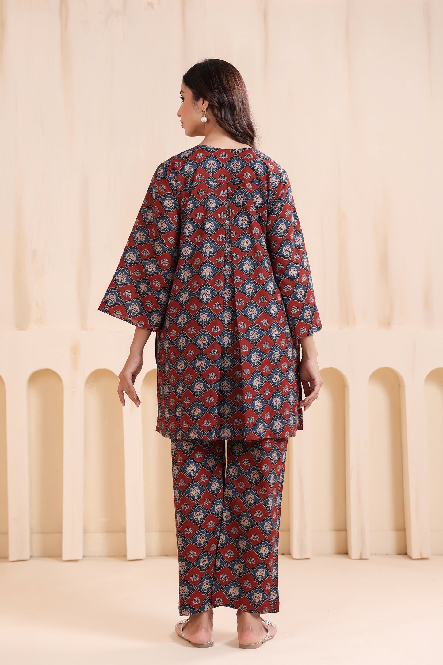 Crimson Breeze Maternity & Nursing Co-ord Set