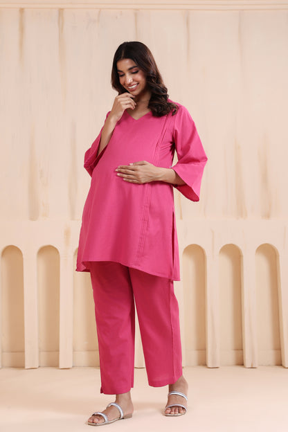 Rose Charm Maternity & Nursing Co-ord Set