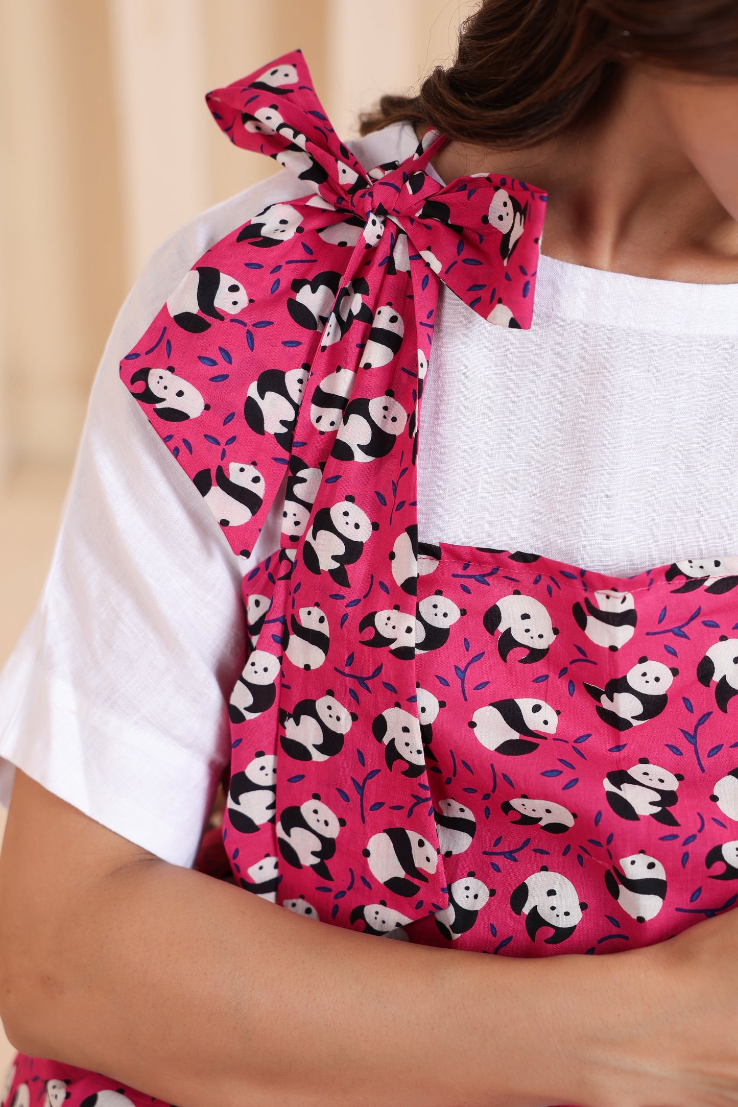 Panda Paradise Pink Feeding Cover