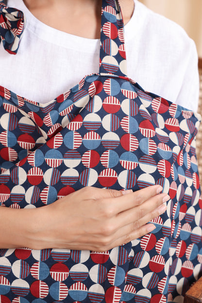 Circles on Blue Feeding Cover