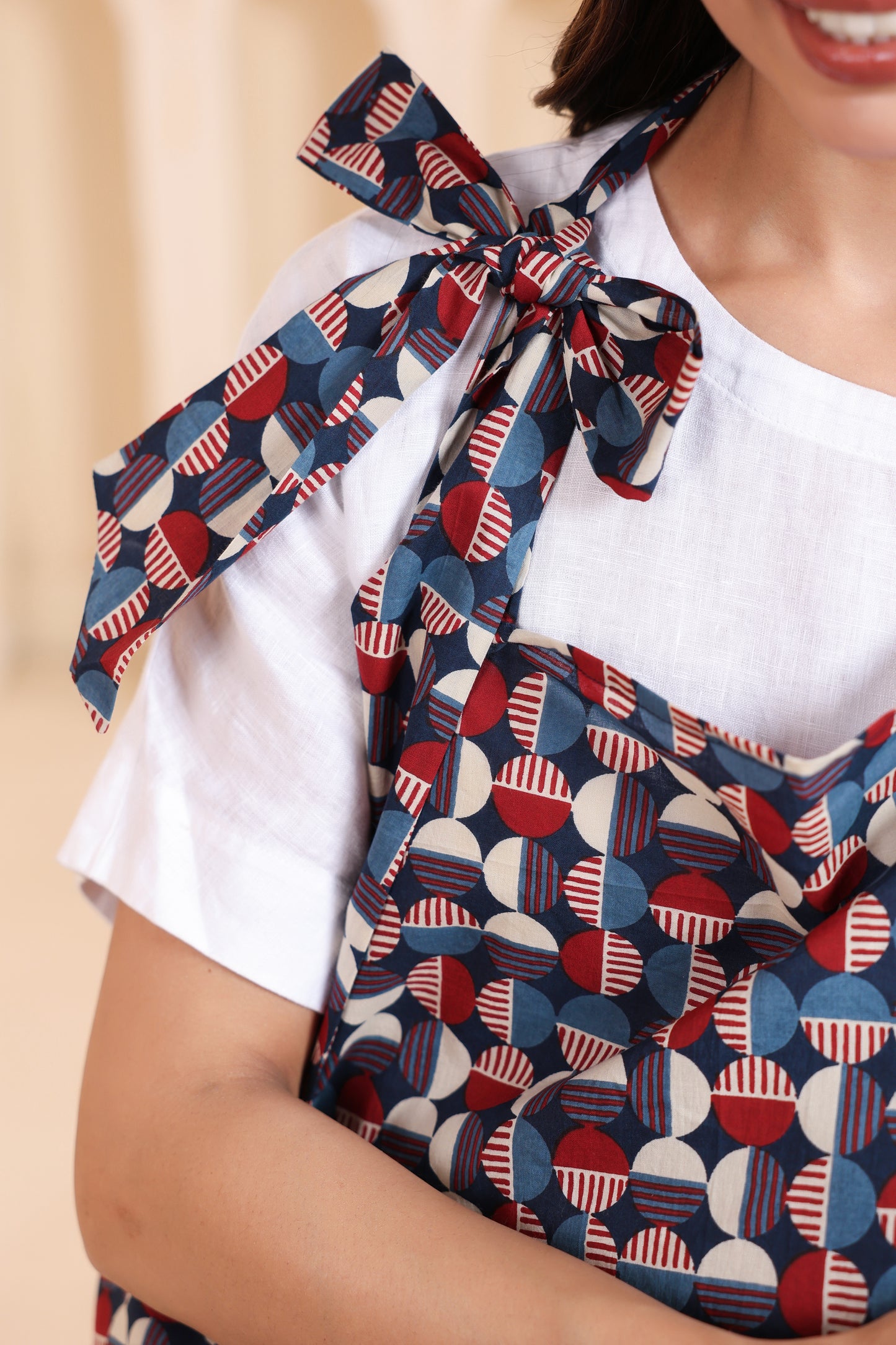 Circles on Blue Feeding Cover