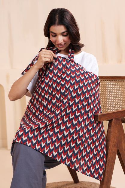 Patterned ZigZag Feeding Cover